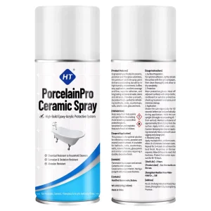 Factory Price Bulk Supply Private Label Custom Colors 450ml Aerosol Ceramic Spray Coating for Porcelain Glass Metal HUOTIAN