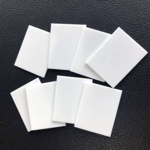 Factory Round Square Alumina Ceramic Gasket High Temperature Wear Resistant Ceramic Insulating Custom Size OEM