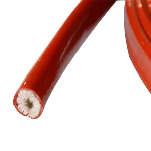 Factory Sale Fire protection sleeve silicone coated fiberglass sleeving 6mm
