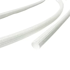 Factory Supply 4Kv Silicon Coated Fiber Glass Sleeve For Cable Protection From China