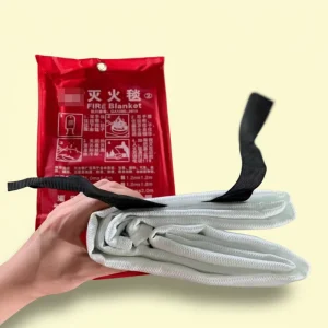 Fast Response Heat Resistant Eco Friendly 100% Fiberglass Fire Blanket for Professional Emergency and Commercial Use