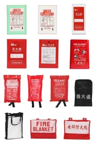 Feelongda Fire Blanket Emergency 2x2M 4mm Thickness Cutting Extinguisher Welding Fire