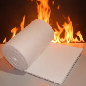 Custom Industrial High Temperature Fireproof Easy Cut Ceramic Fiber Blanket Thermal Insulation Roll for Furnace Backup Lining