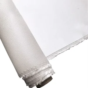 High Temp Resistant Fireproof Woven Fiberglass Fabric High Silica Plain Cloth
