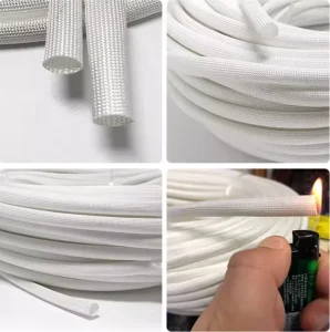 Fiberglass Automotive Engine Bay Heat Shield Sleeve Protects Wires & Hoses OEM Custom Size CE Certified