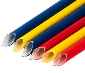 Fiberglass Braided High Temperature Resistant Sleeve for Wire Protection Engine Manifolds Systems 14mm Diameter 1.5KV Rated