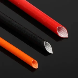 Fiberglass Braided Sleeve Excellent Flexibility High Temperature Resistance Protecting Cables Electrical Equipment
