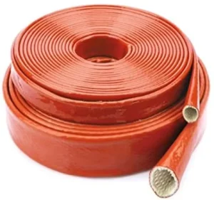 Fiberglass Cable Heat Resistant Hose Sleeve Fire Sleeve Insulation High Temperature Silicone Fire Guard