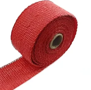 Fiberglass Exhaust Header Pipe Insulated Exhaust Pipe Wrap Roll Exhaust Wrap Tape for Motorcycle Car Truck Exhaust Pipes