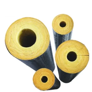 Fiberglass Glasswool Insulated Pipe Cover with FSK Aluminum Foil Facing Fire Resistant Energy Star Certified