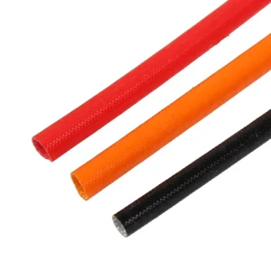 Fiberglass Halogen free Flame retardant Insulation Sleeving Spaghetti 10mm 16mm 25mm High Temperature Insulated Sleeve
