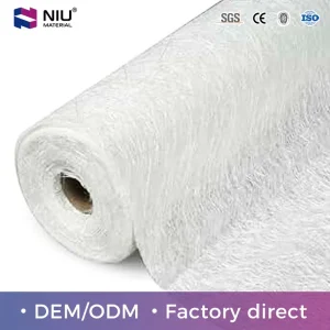 Fiberglass Powder Chopped Strand Mats for Fast Resin Wet out and High Transparency in FRP Projects CSM Roll