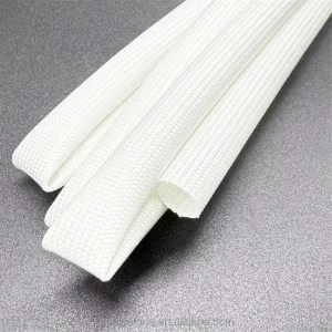 Fiberglass Sleeve Rubber Silicone Coated Insulation Silicone Silicon Coated Fiber Glass Sleeve