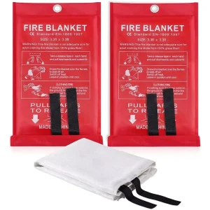 Fire Blanket 1.2*1.8m Firefighting Accessories 100% Fiberglass Fire Blanket