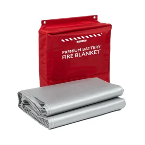 Fire Blanket 550C Heat Resistance CE Certified Silicon Coated Cutting Critical Emergency Survival Gear for High Risk