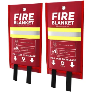 Fire Blanket Resistant 1.2M X1.2M EN 1869 600Gsm Fire Blanket Emergency Reusable