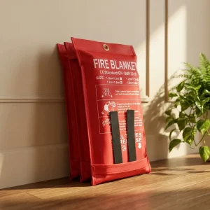 Fire Retardant Fire Blanket Multiple Sizes Flexible Important Safety Accessory for Firefighting & Electric Car