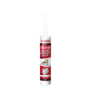 Fire Sealant High Temperature Red Acid Acetic Silicone Silciona Fire Stop Caulk for Construction Door