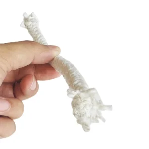 Fire resistant Ceramic Fiber Rope Gland Packing with Steel Wire Seal for Boiler Doors