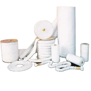Fireproof Aluminium Silicate Fiber Textiles Heat Insulation Fabric Refractory Ceramic Fiber Cloth