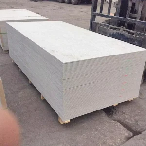 Fireproof Board Waterproof Double sided Coated for Wall Partition Duct Fiberboard Cement Board
