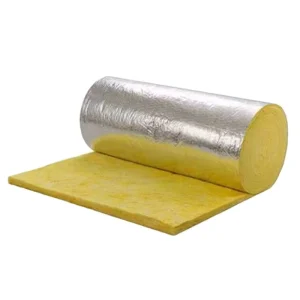 Fireproof Centrifugal Glassfiber Wool Mat Steel Structure Insulation Glass Fiber Wool Mat Thermal Insulation Aluminum Foil Mat
