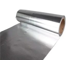 Fireproof Cloth Aluminum Foil Laminated Fiberglass Fabric Thermal Insulation for Hotel Use Composite Material