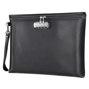 Fireproof Document Bag Waterproof File Storage Pouch Portable Fire Resistant Envelope Case Bag With Lock for Home Office