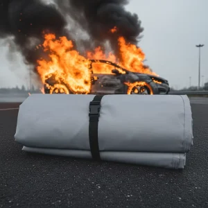 Fireproof Heat Resistant Emergency Blanket Car Fire Blanket for Car Truck and Home Use