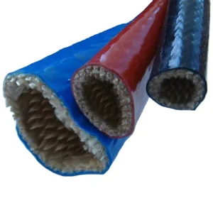 Fireproof Heat Resistant Glass Fiber Sleeve Braided Fiberglass Sleeve For Insulation