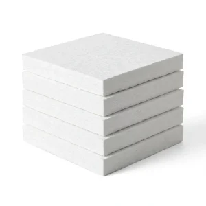Fireproof Heat Resistant Refractory Ceramic Fiber Board 25mm 50mm Thickness Customized Size Low Thermal Conductivity High