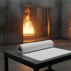 Fireproof High Silica Fiberglass Mesh Cloth Twill Woven Fire Barrier Cloth for Fire Curtain Emergency Use 1000