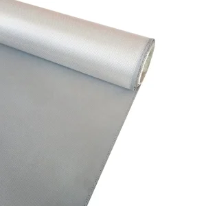 Fireproof NFPA Certified 0.45mm Thickness 550 Standing Temperature Silicone Coated Fiberglass Fabric Cloth