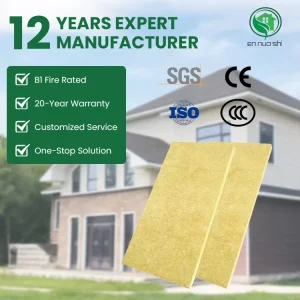 Fireproof Rock Wool Sandwich Panels With Insulated Interior Sandwich Wall Panel for Wall and Roof