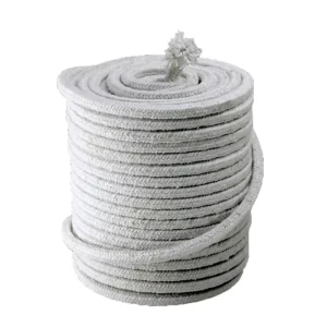 Fireproof square Round Braided for Stove Door Sealing Oven Door Sealing Gasket with Wire Ceramic Fiber Rope
