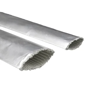 Flame Retardant Fiberglass Inner Layer Aluminum Foil Sleeve Heat Reflective High Temperature Cable Protection for Wind Power