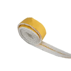 Flame Retardant Fireproof Glass Fiber Woven Tape Braided Fiberglass Square Rope for Furnace Door Sealing