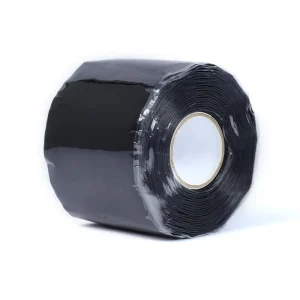 Flame Retardant Silicone Rubber Self Fusing Tape Black Insulation High Temperature Resistance Electrical Wires Wrap Seal Tape