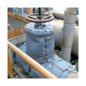 Flexible Insulation Jacket Fiber Glass Blanket Removable and Reusable for Pipe Valves