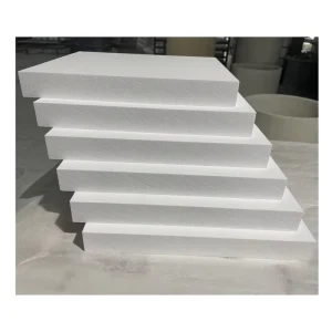 Flexible Thermal Material Ceramic Fiber Plate Heating Fireplace Insulation Aluminum Silicate Ceramic Fireproof Fiberboard