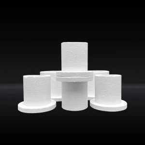 Flexible Vacuum Formed Ceramic Fiber Components High Temperature Industrial Parts
