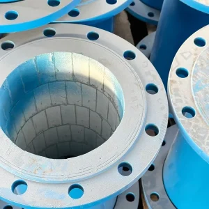 For High Abrasion Conditions Steel Shell Ceramic Lined Pipeline