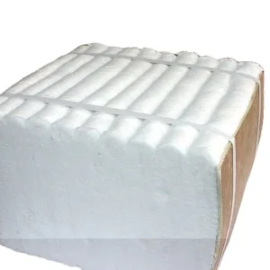 Furnace Thermal Insulation Refractories Ceramic Fiber Anchors Module White Color Fireproof Feature