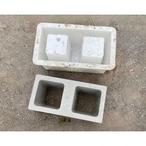 Futian Mold Product Manufacturer Ready Stock 400*200*200mm Square Hollow Brick Mold Concrete Molds