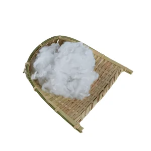 GRS Grade Recycled Spinning Polyester Fiber 1.2D 1.4D *32mm /38mm High Tenacity Strength Low Shrink Staple Fibre
