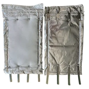 Glass Fiber Fire Resistant High Temperature Exhaust Pipe Smoke Pipe Insulation Blanket