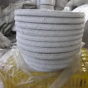 Glass Fiber Reinforced Aluminum Silicate Ceramic Fiber Braided Rope Square Rope Braided Washer