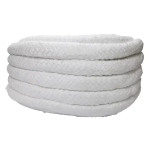 Glass Fiber or Stainless Steel Reinforced Bio Soluble Fiber Textiles Ceramic Fibre Rope