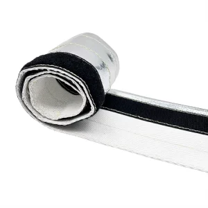 Glue on Aluminum Foil Fiberglass Sleeve Radiation proof and High temperature Resistant Thermal Insulation Casing