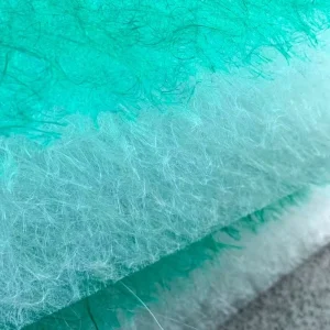 Green Filter Element Cotton Fiberglass Roll for Spray Workshop Filtration Media